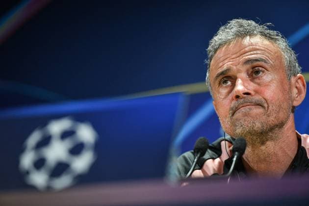 PSG presser before facing Arsenal - FA Paris Saint-Germain’s head coach Luis Enrique speaks during a press conference, PK, Pressekonferenz at the PSG Campus on May 6, 2025, before the UEFA Champions League football match between Paris Saint-Germain and Arsenal FC at the Parc des Princes Stadium in Paris on May 7, 2025. Photo by Firas Abdullah ABACAPRESS.COM Paris Ile-de-France France  Copyright: xAbdullahxFiras ABACAx