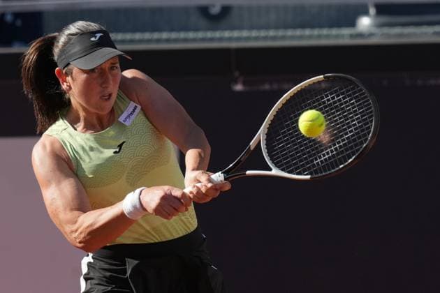 Nuria Brancaccio (ITA) vs Peyton stearns (USA) of the WTA, Tennis Damen Master 1000 Internazionali BNL d™Italia tournament at Foro Italico on May 06, 2025 (Alfredo Falcone LaPresse)  Copyright: xAlfredoxFalcone LaPressex