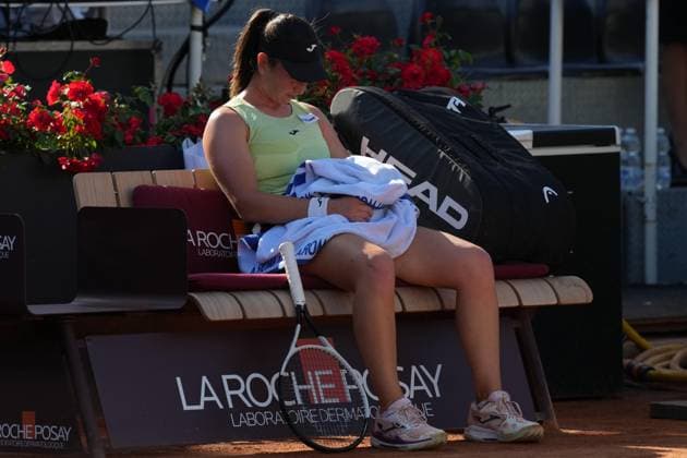 Nuria Brancaccio (ITA) vs Peyton stearns (USA) of the WTA, Tennis Damen Master 1000 Internazionali BNL d™Italia tournament at Foro Italico on May 06, 2025 (Alfredo Falcone LaPresse)  Copyright: xAlfredoxFalcone LaPressex