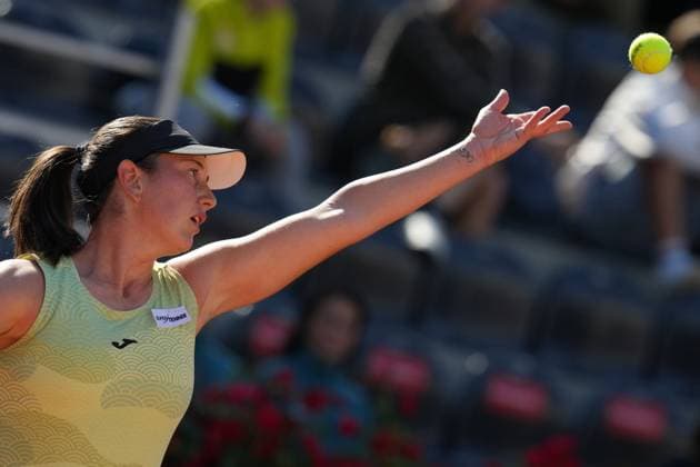 Nuria Brancaccio (ITA) vs Peyton stearns (USA) of the WTA, Tennis Damen Master 1000 Internazionali BNL d™Italia tournament at Foro Italico on May 06, 2025 (Alfredo Falcone LaPresse)  Copyright: xAlfredoxFalcone LaPressex