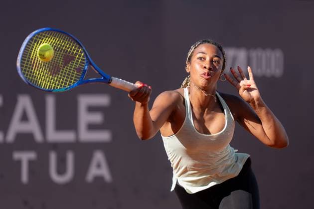 Sport Bilder des Tages Internazionali BNL D Italia 2025 - Day Two Tyra Caterina Grant of Italy training session during the Internazionali BNL d™Italia day two at Foro Italico on May 06, 2025 in Rome, Italy. Rome Foro Italico Lazio Italy Copyright: xGiuseppexMaffiax IBI_Day2_060525_BRU7251