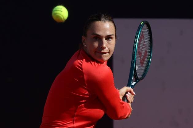 Tennis: Sabalenka Arena, ATP, Tennis Herren and WTA, Tennis Damen Master 1000 Training Session at Foro Italico in Rome Rome Italy 06.05.2025: Arena Sabalenka ranking 1 during the training session at the Internazionali BNL d™ Italia 2025 ATP and WTA Master 1000 circuit of Rome at the Foro Italico. Rome foro italico italy italy Copyright: xmarcoxiacobucci