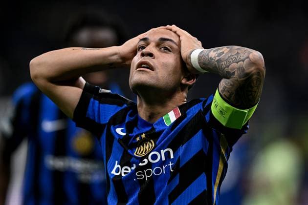 Db Milano 06 05 2025 - Champions League Inter-Barcellona foto Daniele Buffa Image nella foto: esultanza gol Lautaro Martinez 