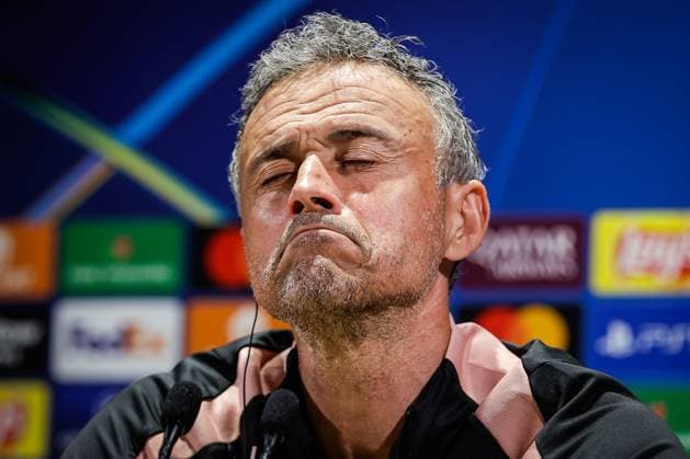 May 6, 2025, Poissy, France, France: Luis ENRIQUE of PSG during a Paris Saint-Germain press conference, PK, Pressekonferenz at Campus PSG on May 06, 2025 in Poissy near Paris, France. Poissy France - ZUMAm308 20250506_zsp_m308_010 Copyright: xMatthieuxMirvillex