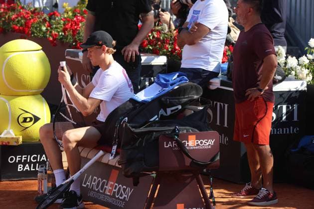 Rome, Italy: Tennis Internazionali d Italia BNL, Jannik Sinner (ITA), Rome, May 6, 2025. Photo Rome, Tennis International Of Italy BNL  - ZUMAp169 0816723740st Copyright: xFelicexCalabrox