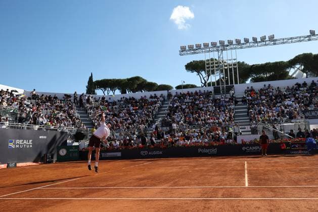 Tennis: Jannik Sinner ranking 1, ATP, Tennis Herren and WTA, Tennis Damen Master 1000 training session at the Foro Italico in Rome Rome Italy 06.05.2025: Jamie Sinner ranking 1 during the training session at the Internazionali BNL d Italia 2025 ATP and WTA Master 1000 circuit in Rome at the Foro Italico. Rome italy Italy  Copyright: xIPA ABACAx