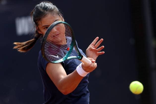 Rome, Italy, italy: Rome Italy 06.05.2025: Emma Raducanu ranking 49 during the training session at the Internazionali BNL d Italia 2025 ATP, Tennis Herren and WTA, Tennis Damen Master 1000 circuit in Rome at the Foro Italico. Tennis: Emma Raducanu, ATP And WTA Master 1000 Training Session At The Foro Italico In Rome  - ZUMAp169 0816734671st Copyright: xmarcoxiacobuccix