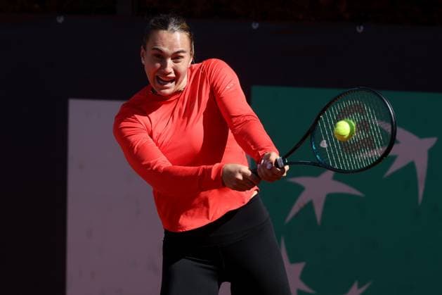 Rome, Italy, italy: Rome Italy 06.05.2025: Arena Sabalenka ranking 1 during the training session at the Internazionali BNL d Italia 2025 ATP, Tennis Herren and WTA, Tennis Damen Master 1000 circuit of Rome at the Foro Italico. Tennis: Sabalenka Arena, ATP And WTA Master 1000 Training Session At Foro Italico In Rome  - ZUMAp169 0816736585st Copyright: xmarcoxiacobuccix