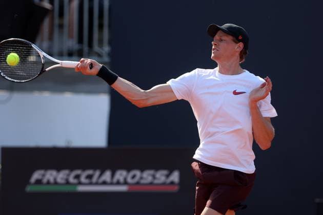 Rome, Italy, italy: Rome Italy 06.05.2025: Jamie Sinner ranking 1 during the training session at the Internazionali BNL d Italia 2025 ATP, Tennis Herren and WTA, Tennis Damen Master 1000 circuit in Rome at the Foro Italico. Tennis: Jannik Sinner Ranking 1, ATP And WTA Master 1000 Training Session At The Foro Italico In Rome  - ZUMAp169 0816742934st Copyright: xmarcoxiacobuccix