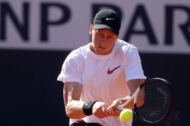 Rome, Italy, italy: Rome Italy 06.05.2025: Jamie Sinner ranking 1 during the training session at the Internazionali BNL d Italia 2025 ATP, Tennis Herren and WTA, Tennis Damen Master 1000 circuit in Rome at the Foro Italico. Tennis: Jannik Sinner Ranking 1, ATP And WTA Master 1000 Training Session At The Foro Italico In Rome  - ZUMAp169 0816742948st Copyright: xmarcoxiacobuccix