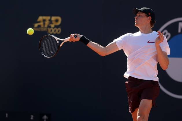 Rome, Italy, italy: Rome Italy 06.05.2025: Jamie Sinner ranking 1 during the training session at the Internazionali BNL d Italia 2025 ATP, Tennis Herren and WTA, Tennis Damen Master 1000 circuit in Rome at the Foro Italico. Tennis: Jannik Sinner Ranking 1, ATP And WTA Master 1000 Training Session At The Foro Italico In Rome  - ZUMAp169 0816742990st Copyright: xmarcoxiacobuccix