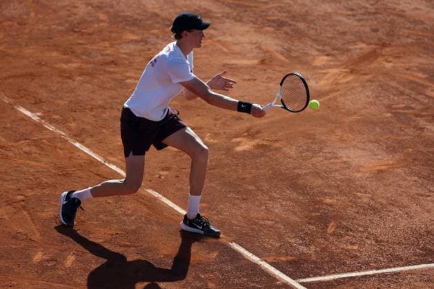 Rome, Italy, italy: Rome Italy 06.05.2025: Jamie Sinner ranking 1 during the training session at the Internazionali BNL d Italia 2025 ATP, Tennis Herren and WTA, Tennis Damen Master 1000 circuit in Rome at the Foro Italico. Tennis: Jannik Sinner Ranking 1, ATP And WTA Master 1000 Training Session At The Foro Italico In Rome  - ZUMAp169 0816743501st Copyright: xmarcoxiacobuccix