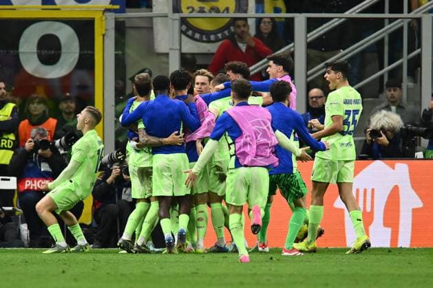 CALCIO - UEFA Champions League - Inter - FC Internazionale vs FC Barcelona, Barca the UEFA Champions League 2024 25 Semi Final Second Leg match between FC Internazionale Milano and FC Barcelona at San Siro Stadium on May 6, 2025 in Milan, Italy Milan Italy  Copyright: xIPAxSport ABACAx