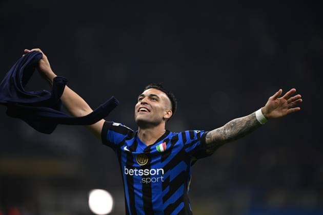Sport Themen der Woche KW19 Sport Bilder des Tages Mg Milano 06 05 2025 - Champions League Inter-Barcellona foto Matteo Gribaudi Image nella foto: Lautaro Martinez 