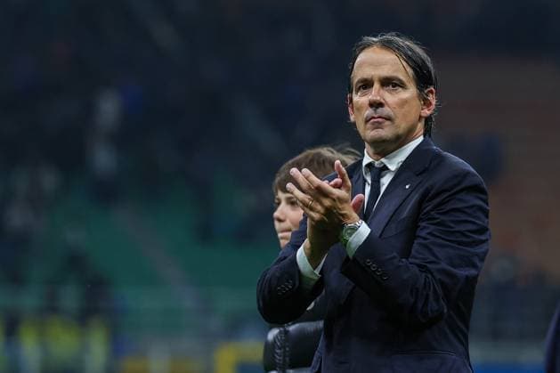 FC Internazionale vs FC Barcelona, Barca - UEFA Champions League 2024 25 Semi Final - 2nd leg - 06 05 2025 Simone Inzaghi Head Coach of FC Internazionale celebrates the victory at the end of the match during UEFA Champions League 2024 25 Semi Final - 2nd leg football match between FC Internazionale and FC Barcelona at San Siro Stadium Copyright: xBEAUTIFULxSPORTS Carabellix