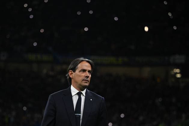 FC Internazionale Milano v FC Barcelona, Barca - UEFA Champions League 2024 25 Semi Final Second Leg Coach Simone Inzaghi of FC Inter during the UEFA Champions League Semi-finals second leg match between FC Internazionale and FC Barcelona at Giuseppe Meazza San Siro Stadium in Milan, Italy, on May 6, 2025. Milano Italy  Copyright: xTizianoxBallabiox originalFilename:ballabio-interfci250506_npZwP.jpg