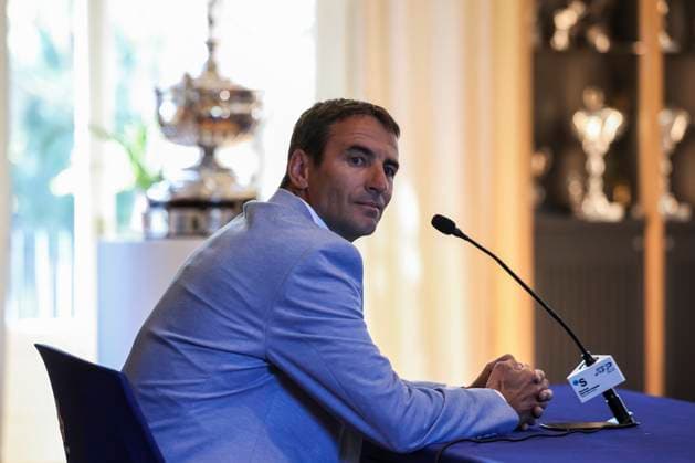 May 7, 2025, Barcelona, Barcelona, Spain: Tommy Robredo attends his press conference, PK, Pressekonferenz during the Presentation as the New Sports Director of the Barcelona Open Banc Sabadell - Conde Godo at the Real Club De Tenis Barcelona - 1899 on May 07, 2025 in Barcelona, Spain. Barcelona Spain - ZUMAa181 20250507_zaa_a181_049 Copyright: xJavierxBorregox