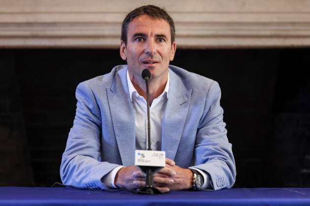 May 7, 2025, Barcelona, Barcelona, Spain: Tommy Robredo attends his press conference, PK, Pressekonferenz during the Presentation as the New Sports Director of the Barcelona Open Banc Sabadell - Conde Godo at the Real Club De Tenis Barcelona - 1899 on May 07, 2025 in Barcelona, Spain. Barcelona Spain - ZUMAa181 20250507_zaa_a181_054 Copyright: xJavierxBorregox