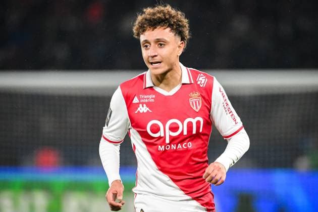 February 7, 2025, Paris, France, France: Eliesse BEN SEGHIR of Monaco during the Ligue 1 match between Paris Saint-Germain (PSG) and AS Monaco at Parc des Princes Stadium on January 07, 2025 in Paris, France. Paris France - ZUMAm308 20250207_zsp_m308_036 Copyright: xMatthieuxMirvillex