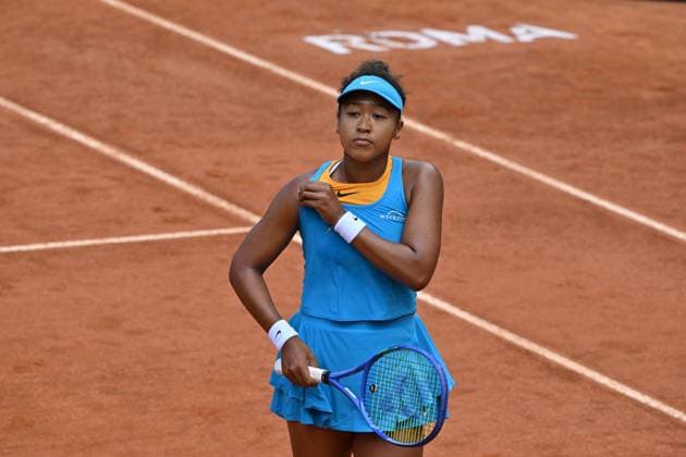 Foto IPP Roberto Ramaccia Roma 7 5 2025 Tennis Internazionali Bnl d’Italia 2025 Nella foto Naomi Osaka (JPN) in azione durante la partita Italy Photo Press - World Copyright Roma italy Italia ITALY  Copyright: xR4924_italyphotopressx