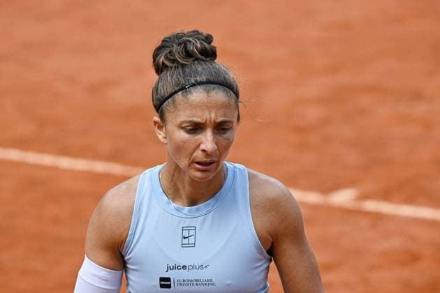 Foto IPP Roberto Ramaccia Roma 7 5 2025 Tennis Internazionali Bnl d’Italia 2025 Nella foto Sara Errani (ITA) in azione durante la partita Italy Photo Press - World Copyright Roma italy Italia ITALY  Copyright: xR4924_italyphotopressx