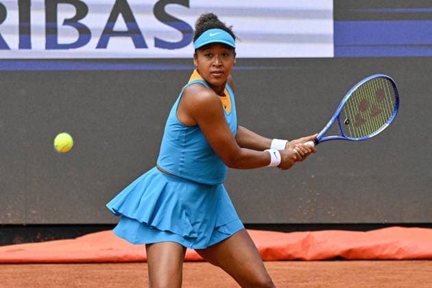 Foto IPP Roberto Ramaccia Roma 7 5 2025 Tennis Internazionali Bnl d’Italia 2025 Nella foto Naomi Osaka (JPN) in azione durante la partita Italy Photo Press - World Copyright Roma italy Italia ITALY  Copyright: xR4924_italyphotopressx