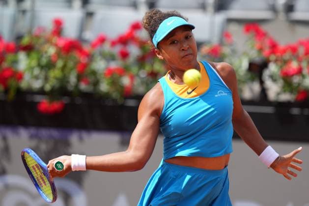 Naomi Osaka (JPN) during the 2th round against Sara Errani (ITA) of the WTA, Tennis Damen Master 1000 Internazionali BNL d™Italia tournament at Foro Italico on May 07, 2025 (Alfredo Falcone LaPresse)  Copyright: xAlfredoxFalcone LaPressex