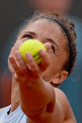 Sara Errani (ITA) during the 2th round against Naomi Osaka (JPN) of the WTA, Tennis Damen Master 1000 Internazionali BNL d™Italia tournament at Foro Italico on May 07, 2025 (Alfredo Falcone LaPresse)  Copyright: xAlfredoxFalcone LaPressex
