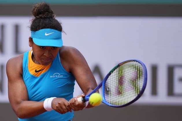 Naomi Osaka (JPN) during the 2th round against Sara Errani (ITA) of the WTA, Tennis Damen Master 1000 Internazionali BNL d™Italia tournament at Foro Italico on May 07, 2025 (Alfredo Falcone LaPresse)  Copyright: xAlfredoxFalcone LaPressex