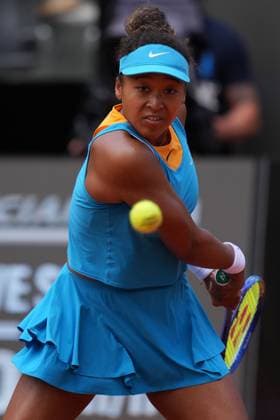 Naomi Osaka (JPN) during the 2th round against Sara Errani (ITA) of the WTA, Tennis Damen Master 1000 Internazionali BNL d™Italia tournament at Foro Italico on May 07, 2025 (Alfredo Falcone LaPresse)  Copyright: xAlfredoxFalcone LaPressex