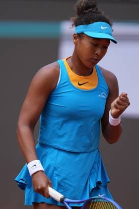 Naomi Osaka (JPN) during the 2th round against Sara Errani (ITA) of the WTA, Tennis Damen Master 1000 Internazionali BNL d™Italia tournament at Foro Italico on May 07, 2025 (Alfredo Falcone LaPresse)  Copyright: xAlfredoxFalcone LaPressex