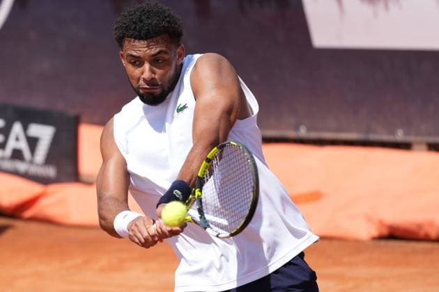 Arthur Fils of France during a training session at the Internazionali BNL d Italia 2025 tennis tournament at Foro Italico in Rome, Italy on 5 7, 2024. AntoniettaxBaldassarre