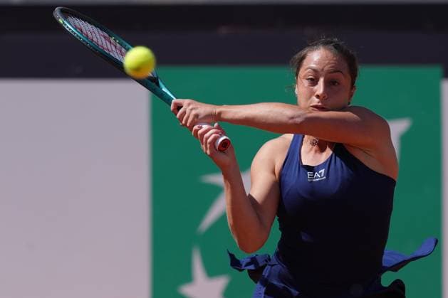 Elisabetta Cocciaretto (ITA) during the 2th round against Elina Avanesyan (ARM) of the WTA, Tennis Damen Master 1000 Internazionali BNL d™Italia tournament at Foro Italico on May 07, 2025 (Alfredo Falcone LaPresse)  Copyright: xAlfredoxFalcone LaPressex
