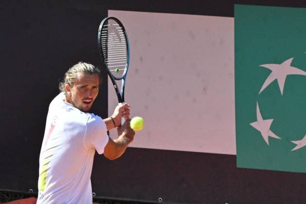Foto IPP Roberto Ramaccia Roma 7 5 2025 Tennis Internazionali Bnl d’Italia 2025 Nella foto Alexander Zverev (GER) Italy Photo Press - World Copyright Roma italy Italia ITALY  Copyright: xR4924_italyphotopressx