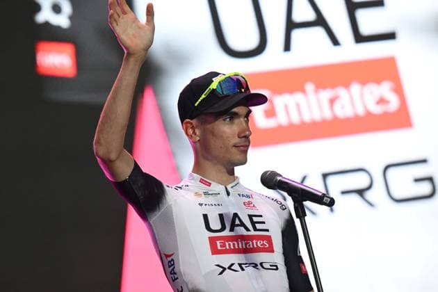 07-05-2025 Presentazione Squadre Giro D italia 2025; 2025, Uae Team Emirates - Xrg; Ayuso Pesquera, Juan; Tirana; 