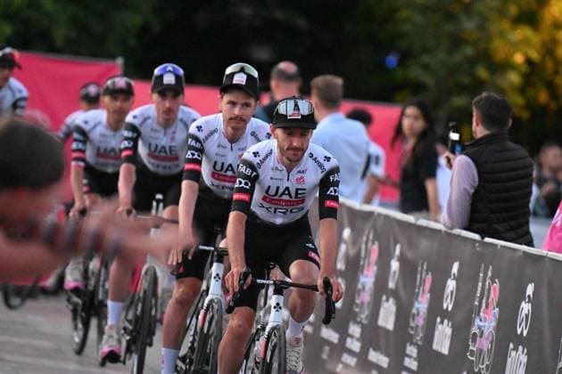 07-05-2025 Presentazione Squadre Giro D italia 2025; 2025, Uae Team Emirates - Xrg; Yates, Adam; Tirana; 