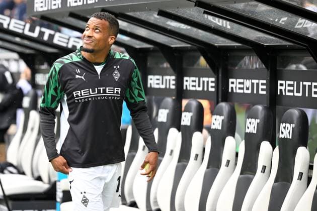 Moenchengladbach, Borussia Park, 03.05.25, GER, Herren, 1.Bundesliga, Saison 2024-2025, Borussia Moenchengladbach - TSG 1899 Hoffenheim Bild: Alassane PLEA (Gladbach) DFL regulations prohibit any use of photographs as image sequences and or quasi-video. Nordrhein-Westfalen Deutschland