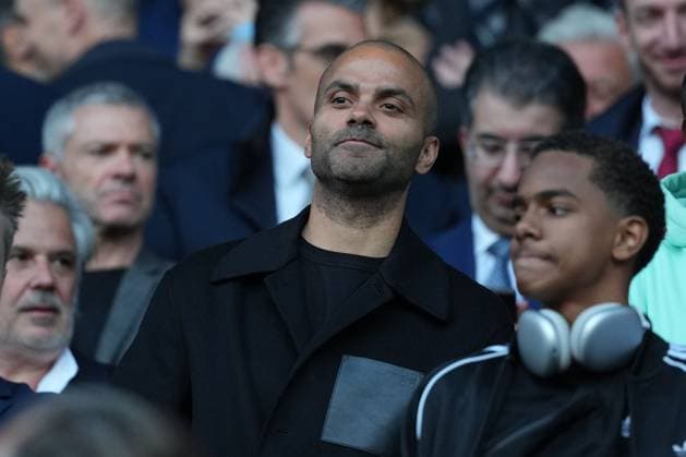Former French basketball player Tony Parker Paris Saint-Germain v Arsenal, UEFA Champions League, Semi Final, Second Leg, Football, Parc des Princes, Paris, France - 07 May 2025 EDITORIAL USE ONLY No use with unauthorised audio, video, data, fixture lists, club league logos or live services. Online in-match use limited to 120 images, no video emulation. No use in betting, games or single club league player publications.  Copyright: xDavexWinter Shutterstockx 15288067fg