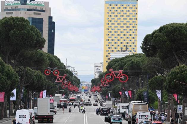 08-05-2025 Vigilia Giro D italia 2025; Tirana; 