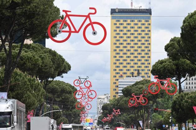 08-05-2025 Vigilia Giro D italia 2025; Tirana; 