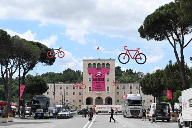 Sport Bilder des Tages 08-05-2025 Vigilia Giro D italia 2025; Tirana; 