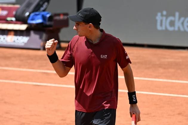 Matteo Arnaldi during of the Internazionali BNL D Italia 2025 at Foro Italico on May 8, 2025 in Rome, Italy  Copyright: xAndreaxRosito IPAxSportx xipa-agency.netx xx IPA_57397921 IPA_Agency_IPA57397921