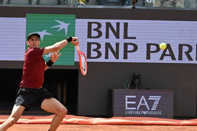 Matteo Arnaldi during of the Internazionali BNL D Italia 2025 at Foro Italico on May 8, 2025 in Rome, Italy  Copyright: xAndreaxRosito IPAxSportx xipa-agency.netx xx IPA_57398288 IPA_Agency_IPA57398288