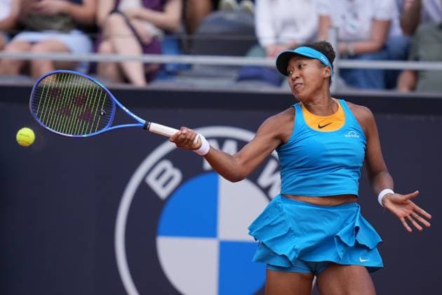Naomi Osaka (JPN) during the 2th round against Viktorija Golubic (SUI) of the ATP, Tennis Herren Master 1000 Internazionali BNL d™Italia tournament at Foro Italico on May 08, 2025 (Alfredo Falcone LaPresse)  Copyright: xAlfredoxFalcone LaPressex