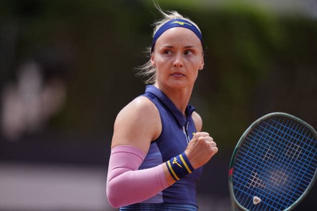 Rebecca Sramkova (SVK) during the 3th round against Jelena Ostapenko (LAT) of the WTA, Tennis Damen Master 1000 Internazionali BNL d™Italia tournament at Foro Italico on May 08, 2025 (Alfredo Falcone LaPresse)  Copyright: xAlfredoxFalcone LaPressex