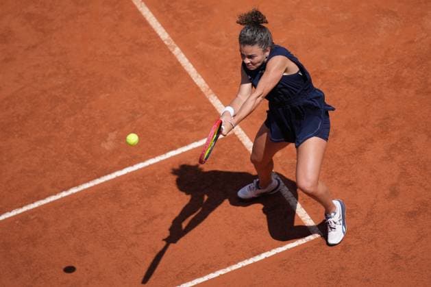 Jasmine Paolini (ITA) during the 3th round against Lulu Sun (NZL) of the WTA, Tennis Damen Master 1000 Internazionali BNL d™Italia tournament at Foro Italico on May 08, 2025 (Alfredo Falcone LaPresse)  Copyright: xAlfredoxFalcone LaPressex