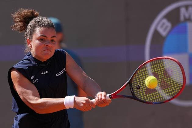 Jasmine Paolini (ITA) during the 3th round against Lulu Sun (NZL) of the WTA, Tennis Damen Master 1000 Internazionali BNL d™Italia tournament at Foro Italico on May 08, 2025 (Alfredo Falcone LaPresse)  Copyright: xAlfredoxFalcone LaPressex