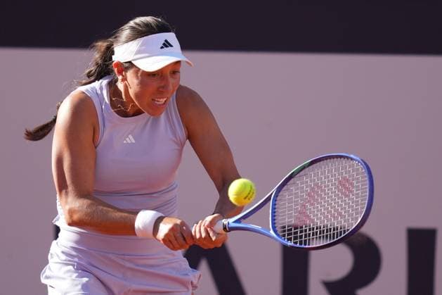 Jessica Pegula (USA) during the 3th round against Ashlyn Krueger (USA) of the WTA, Tennis Damen Master 1000 Internazionali BNL d™Italia tournament at Foro Italico on May 08, 2025 (Alfredo Falcone LaPresse)  Copyright: xAlfredoxFalcone LaPressex