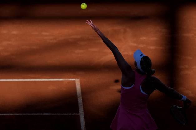 Ashlyn Krueger (USA)during the 3th round against Jessica Pegula (USA) of the WTA, Tennis Damen Master 1000 Internazionali BNL d™Italia tournament at Foro Italico on May 08, 2025 (Alfredo Falcone LaPresse)  Copyright: xAlfredoxFalcone LaPressex