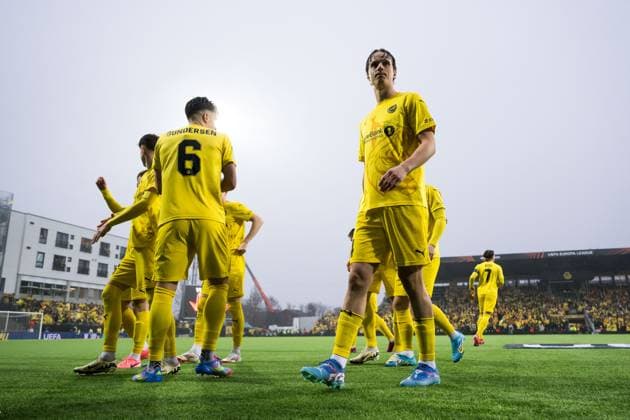 250508 Ulrik Saltnes of Bodo Glimt ahead of the UEFA Europa League semi-final football match between Bodo Glimt and Tottenham on May 8, 2025 in Bodo. Photo: Vegard Grott BILDBYRAN kod VG VG0750 bbeng fotboll football soccer fotball uefa europa league europa league bodo glimt bodo glimt tottenham hotspur spurs Copyright: VEGARDxGRoTT BB250508VG015